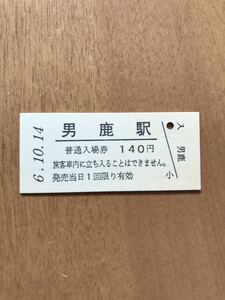 JR東日本 男鹿線 男鹿駅（平成6年）