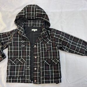 3can4on 男の子 100 ウィンドブレーカー ジャンパー フード取り外し可能 上着 美品