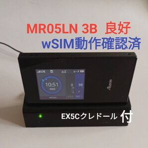 良好NEC ポケットwifi PA-MR05LN MR05LN 3B SIMフリー EX5Cクレドール付