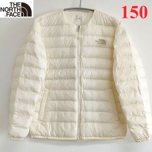 ノースフェイス ライトダウン ダウンジャケット 中綿ジャケット 軽量 ふんわり 優れた保温性 クリーム 150 K6395