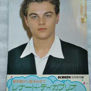 レナード・ディカプリオ ウィークリーカレンダー SCREEN平成10年5月号ふろく
