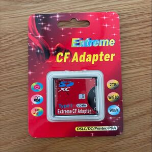 ExtremeCFカード 変換アダプター 新品未使用、自宅保管品。お買得処分