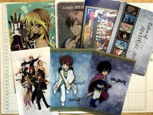 テイルズ オブ エクシリア　フェスティバル2012　2015　オーケストラコンサート 20thアニバーサリー　他　合計10枚　クリアファイル (6048)