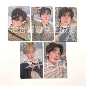 TXT お台場冒険王限定 めざましライブ 誓い ラキドロ トレカ 5枚 コンプセット 新品 美品