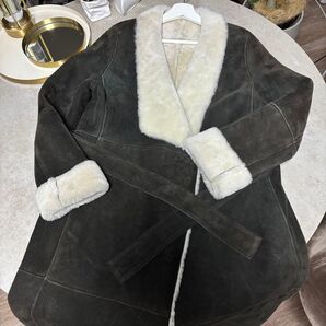 【定価50万円超/美品】LOEWE ムートンコート メリノラム サイズ40 羊革 コート