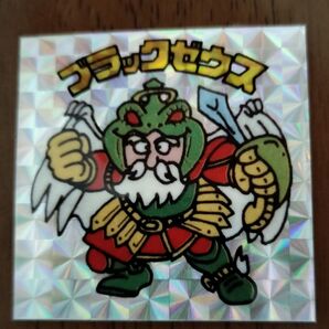 ブラックゼウス ロゴ透け ビックリマン 下手絵 駄菓子 マイナー 無印