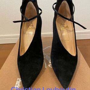 クリスチャンルブタン スウェードパンプス