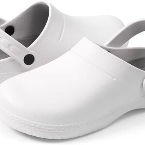 NOZARU クロッグサンダル 滑り止め 厨房靴 EVA 防水 耐油 軽量 インソール付2足 LL 27.5-28.0cm