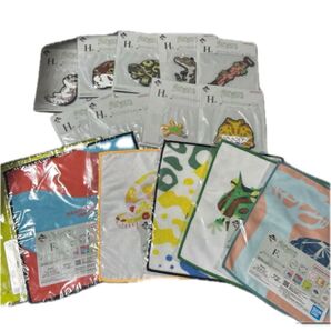 一番くじ 爬虫類&両生類 F賞タオル&H賞ラバーコレクションセット