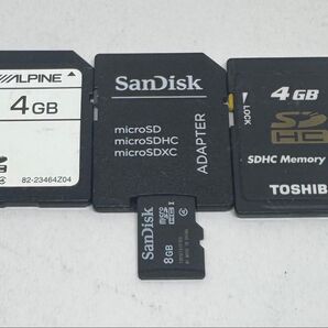 SDカード microSDカード SDHC SanDisk TOSHIBA ALPINE フォーマット済み
