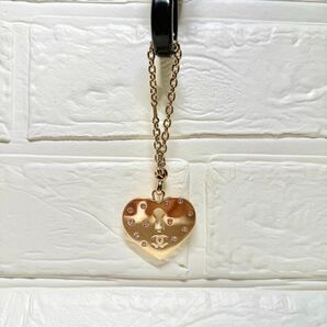シャネル ヴィンテージシャネル バッグチャーム ハート CHANEL