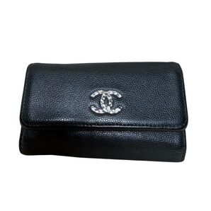 シャネル CHANEL セブルガ キャビアスキン キーケース 6連キーケース