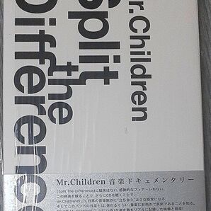 Mr. Children Split The Difference CD DVD 音楽ドキュメンタリー