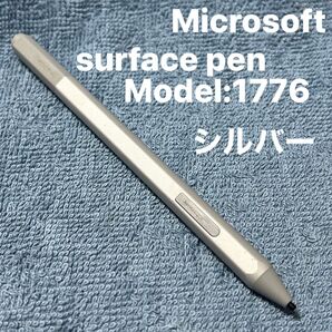 ② Microsoft Surface pen 1776 マイクロソフト サーフェスペン【中古】 シルバー