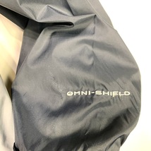 Columbia OMNI-SHIELD ナイロン ジャケット Sサイズ ブラック グレー 黒 コロンビア オムニシールド アウトドア ウインドブレーカー_画像4