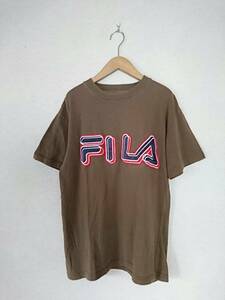  filler FILA short sleeves T-shirt khaki Brown М 303 3J0611
