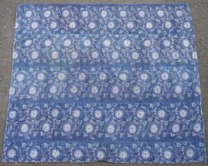 1834F3* rug * type dyeing * pear ground . Tang .* Indigo . tree cotton old cloth *...*4.5 width *JAPAN BLUE*ANTIQUE* remake material *