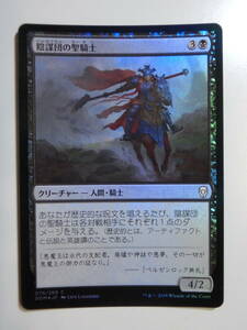 【MTG】★Foil　陰謀団の聖騎士　日本語1枚　ドミナリア　DOM　コモン