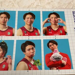 千葉ジェッツ 証明写真風ステッカー/二上耀選手