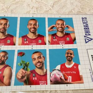 千葉ジェッツ 証明写真風ステッカー/ゼイビア・クックス選手