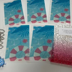 A6 アクリルバインダ― スターター リフィル付き 海 予定