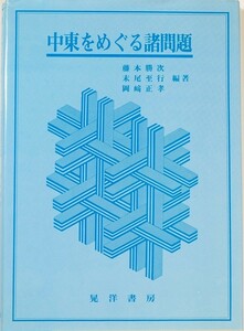 506990他中東 「中東をめぐる諸問題」藤本勝次ほか編　晃洋書房 A5 103513
