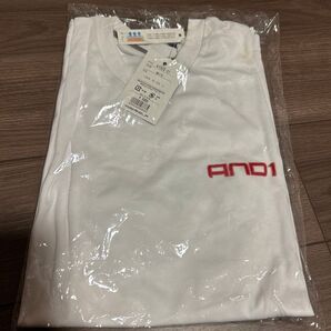 AND1 Tシャツ 41004-01 ホワイト アメリカLサイズ 未使用