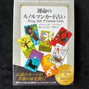 運命のルノルマンカード占い おとぎ話のポップな絵が評判 初めてでもよくわかる。解説ブック☆
