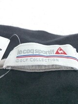 ◇ le coq sportif ルコックスポルティフ 長袖 ポロシャツ サイズM ブラック グレー レディース 1002800872084_画像3