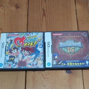 【クイズ好きオススメ】ニンテンドーDSソフト 2個セット クイズマジックアカデミー、Qメイト