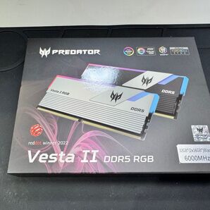 Acer Predator Vesta Ⅱ DDR5 6000MHz デスクトップ用メモリ 32GB(16GB×2) RGB