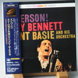 【紙ジャケ】トニー・ベネット & カウント・ベイシー・オーケストラ　イン・パーソン　TONY BENNETT　COUNT BASIE　IN PARSON　