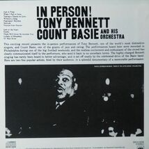 【紙ジャケ】トニー・ベネット & カウント・ベイシー・オーケストラ　イン・パーソン　TONY BENNETT　COUNT BASIE　IN PARSON　_画像2