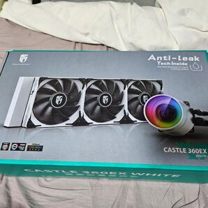 DEEPCOOL CASTLE 360EX WHITE 360MM 簡易水冷CPUクーラー