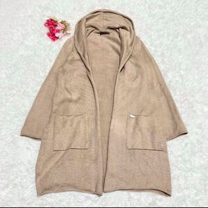 美品FOXEY NEW YORK エンジェルヘアコットンカーディガン ロング