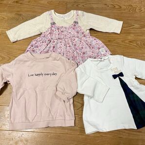 女の子 長袖 トレーナー 70サイズ