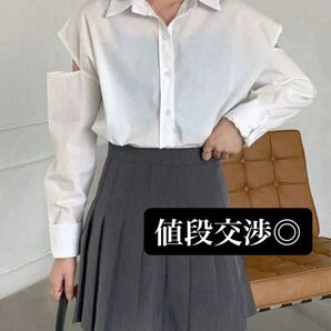 値段交渉◎プリーツミニスカート 韓国ファッション グレー スカート ミニスカート プリーツ グレー スカート JK