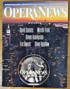 Awards　アメリカのオペラ雑誌　オペラニュース OPERANEWS 2013年4月号 