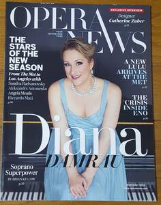 ディアナ・ダムラウ　アメリカのオペラ雑誌　オペラニュース OPERANEWS 2015年9月号