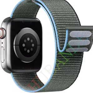 Appleウォッチ交換用スポーツループ ナイロン編みベルト