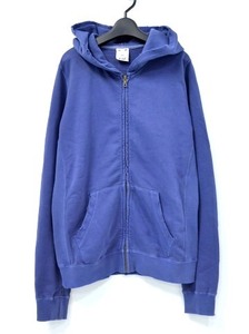 X-GIRL (エックスガール) VINTAGE SWEAT ZIP HOODIE ヴィンテージスウェットジップフーディー パーカー PARKA ビンテージ NAVY 2