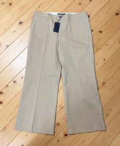 新品 RALPH LAUREN コットン パンツ 大きいサイズ 7f 3L