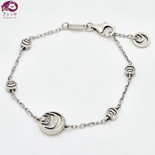 ダミアーニ ダミアニッシマ ブレスレット ダイヤモンド6石 シェル スターリングシルバー SV925 全長20.5㎝ イタリア製