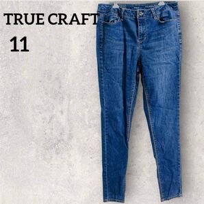 TRUE CRAFT (11) スキニーデニムパンツ インディゴブルー