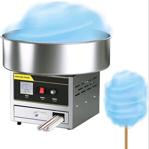 わたがし製造機 110Vわたあめ機 1200Wステンレス鋼 綿菓子製造機 食品グレード素材 市販のコットン キャンディ メーカー