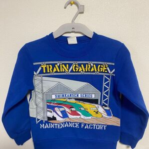 新幹線 トレーナー 110cm 裏起毛