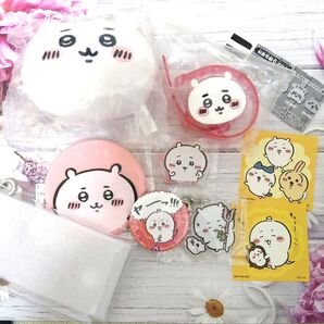 ちいかわライトブレス もちもちフェイス マスコット ちいかわランドピース アクスタ ノベルティシール パラレルワールド 缶バッジ