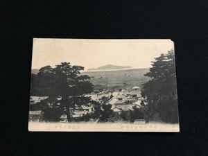 【戦前絵葉書・山口・エンタイア】長門 川棚温泉風景 温泉場の全景