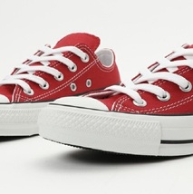 コンバース オールスター 100 カラーズ オックス 23cm レッド 赤 CONVERSE ALL STAR 100 COLORS OX チャックテイラー 定番 スニーカー_画像7