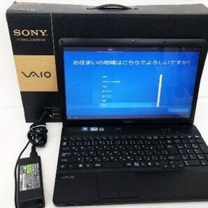 VAIO 15.5型ノートPC Windows10メモリ4GB HDD640GB BD-REジャンク(ローカル設定のみ)箱なし